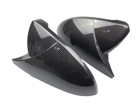 **CLEARANCE** - Volkswagen Golf MK7 / MK7.5 'Batman' Style Mirror Covers (2013-2019 Models)