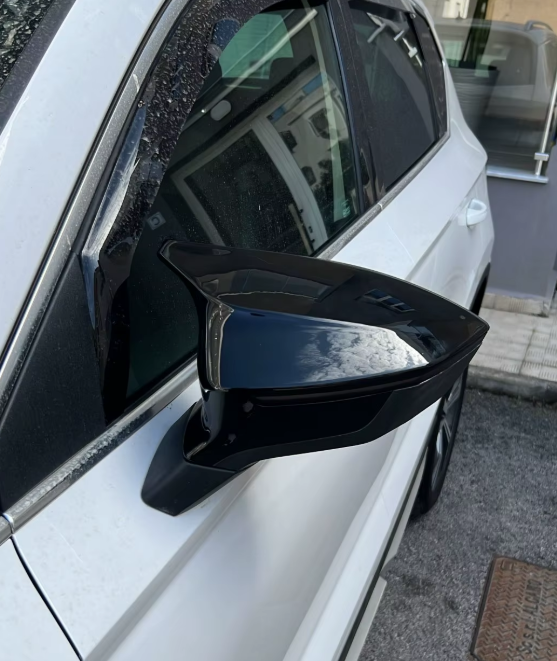 SEAT Cupra Ateca Gloss Black Batman Style Mirror Covers(2018-2024)