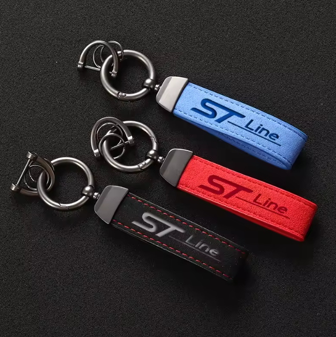 Ford ST-Line Alcantara Keyring (Multiple Colours)