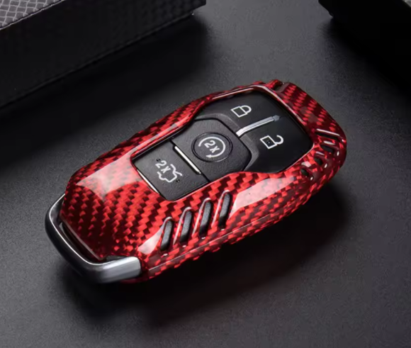 Ford Multi Model Carbon Fibre Key Cover Style 2