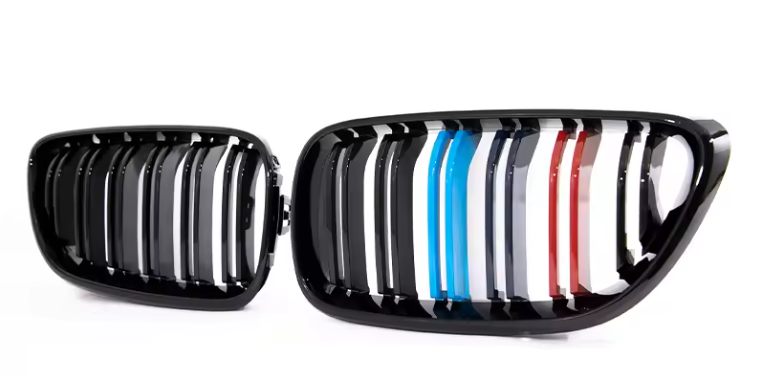 BMW 2 Series Double Slat Kidney Grilles ( F22 F23 F87 2014-2018)
