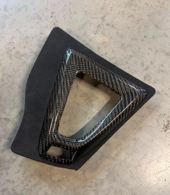 BMW Carbon Fibre / Alcantara Gear Selector Trim Surround