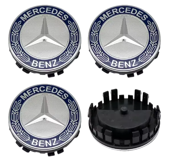 Mercedes Floating Centre Cap / Hub Cap Emblem Kit (75mm)