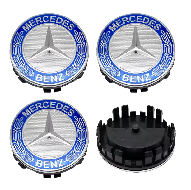 Mercedes Floating Centre Cap / Hub Cap Emblem Kit (75mm)