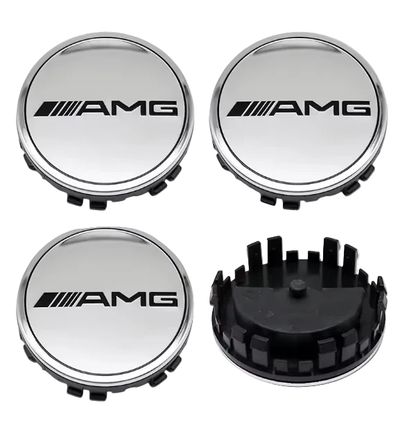 Mercedes Floating Centre Cap / Hub Cap Emblem Kit (75mm)