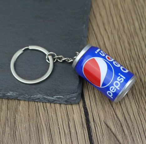 Soda Beverage Bottle Keyring