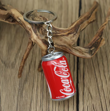 Beverage Bottle Keyring