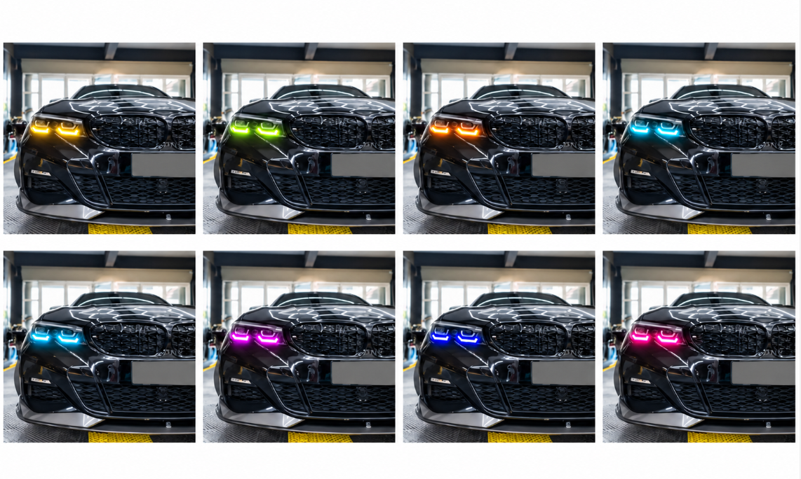 BMW 3 Series G20 / G21 (Pre LCI / LED 2019+) RGB DRL Module Kit App Controlled (2019-2022)