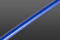 Transparent Blue PVC Covered Brake Hose