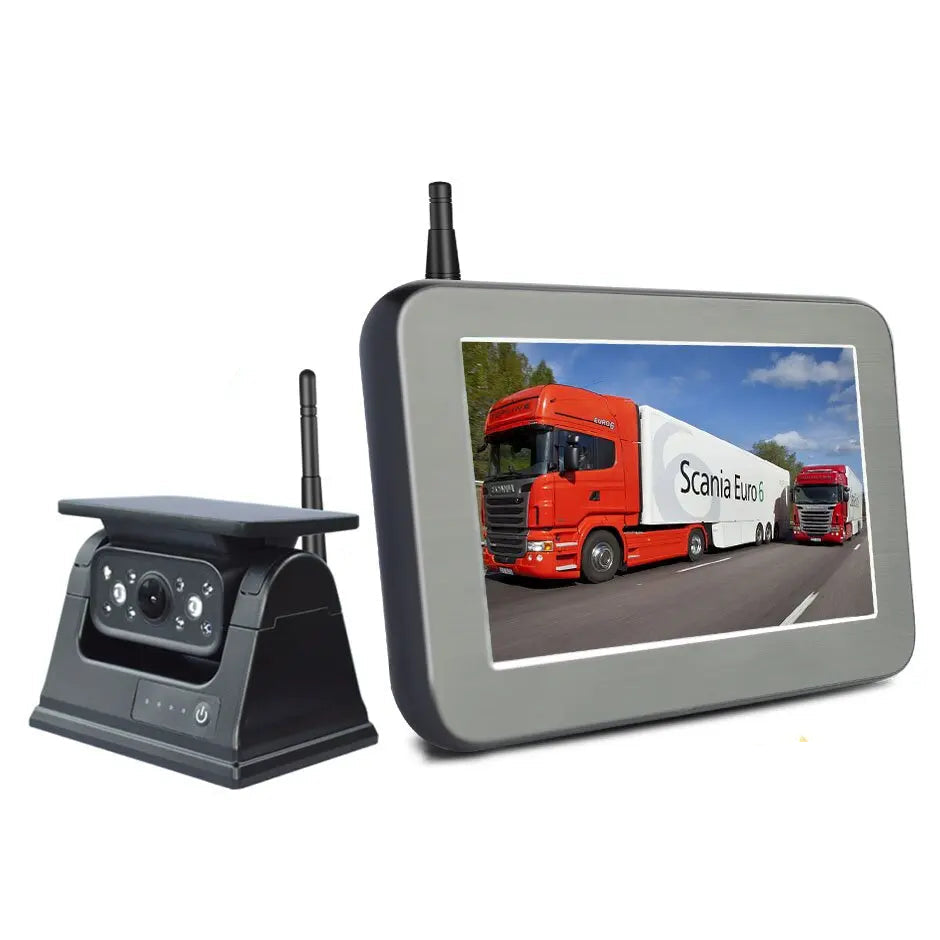 DIVEYE Wireless Rear View / Towing Camera + 5" Display Screen (Solar & Rechargable)