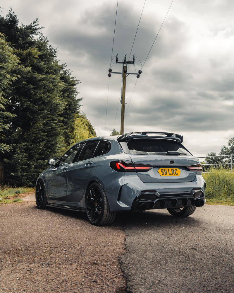 BMW 1 SERIES & M135I F40 EVO-1 GLOSS BLACK SIDE SKIRTS BY ZAERO (2019+)