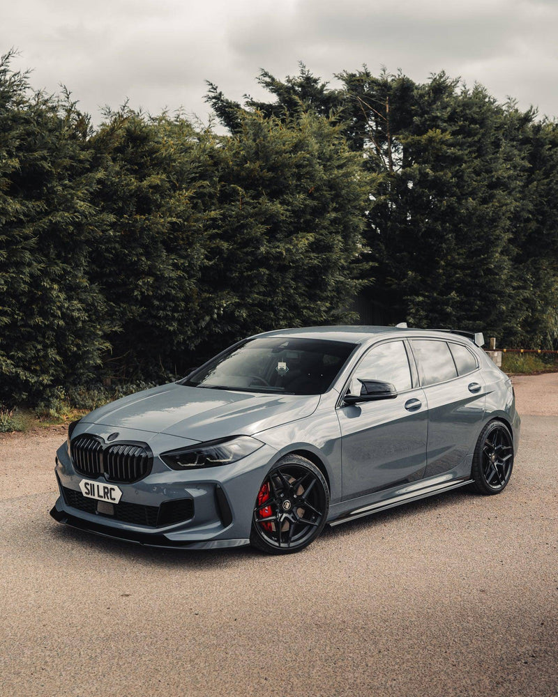 BMW 1 SERIES & M135I F40 EVO-1 GLOSS BLACK SIDE SKIRTS BY ZAERO (2019+)