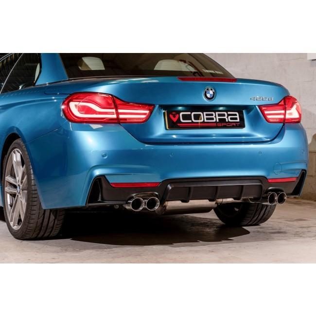 Cobra Sport BMW 425D (F32/F33/F36) Quad Exit M4 Style Exhaust Conversion