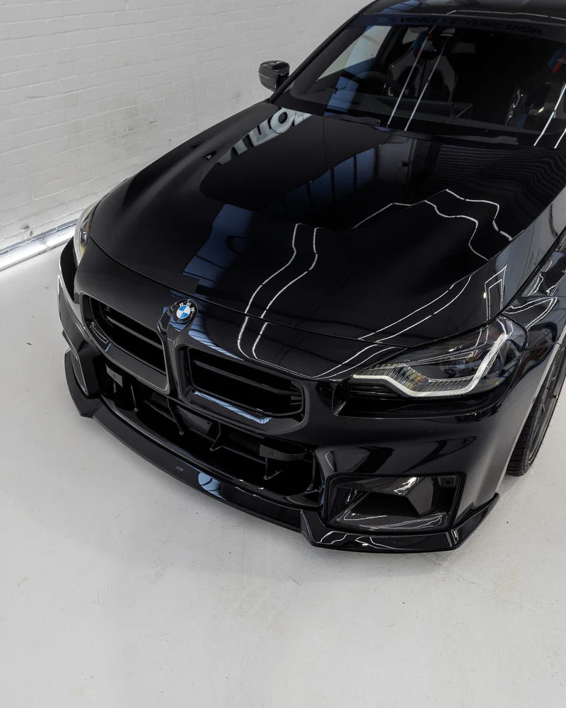 BMW M2 G87 EVO-S Gloss Black Front Lip by ZAERO (2023+)