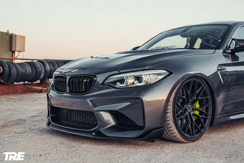 TREVORA BMW M2 OG F87 Pre-Preg Carbon Fibre Front Splitter