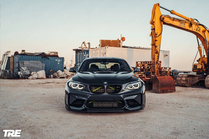 TREVORA BMW M2 OG F87 Pre-Preg Carbon Fibre Front Splitter