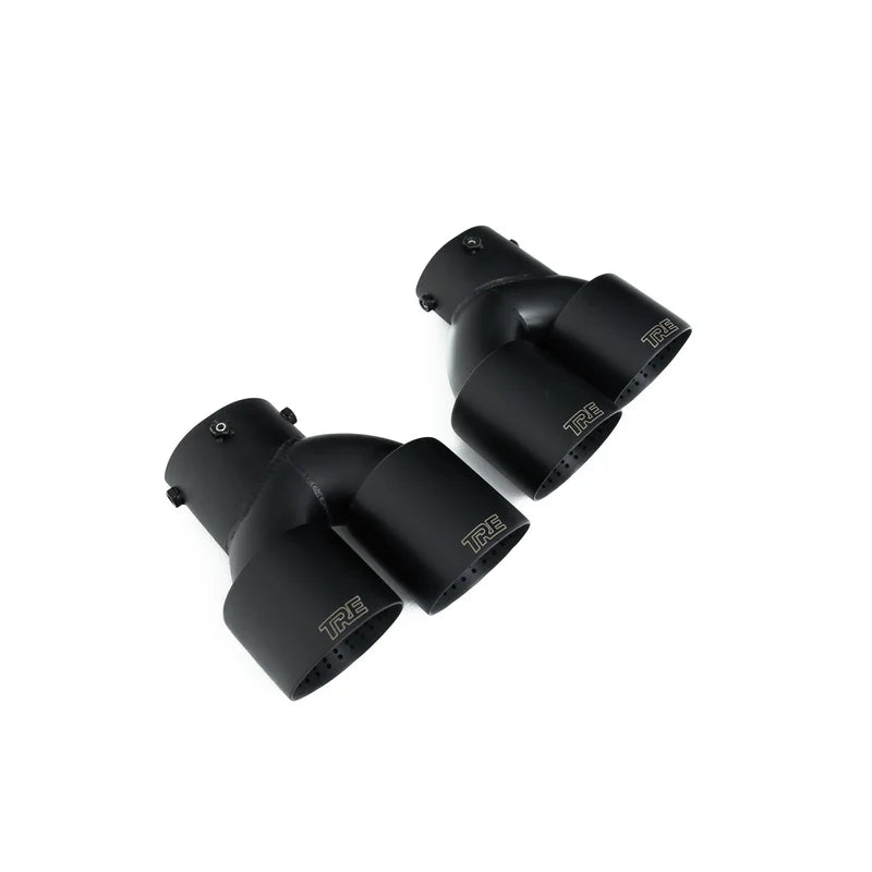 TREVORA BMW M240i G42, M340i G20 and M440i G22 Cerakote Black Exhaust Tips (2021+)