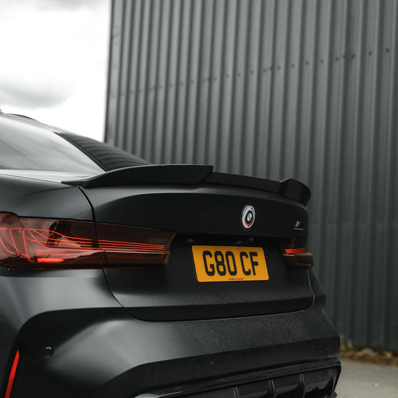 BMW M3 G80 & 3 Series G20 Pre-preg Carbon Fibre PR-1 Rear Spoiler by TREVORA (2018+)
