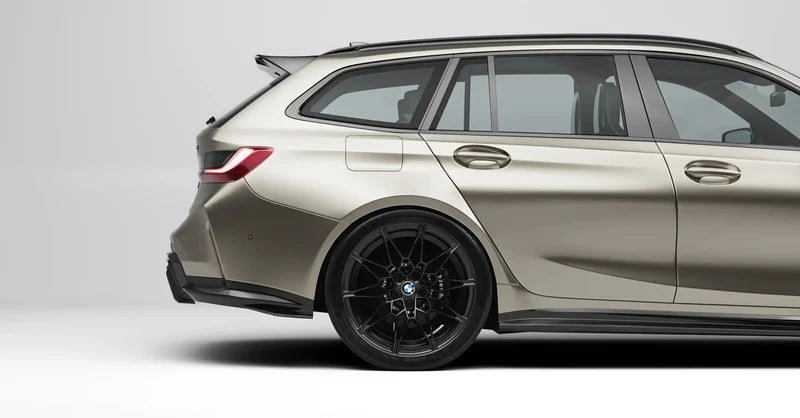 BMW M3 G80 G81 EVO-S Gloss Black Diffuser Extensions by ZAERO (2021+)