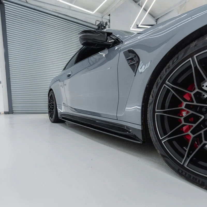 BMW M4 G82 G83 Pre-Preg Carbon Fibre PR-1 Side Skirts by TREVORA (2020+)