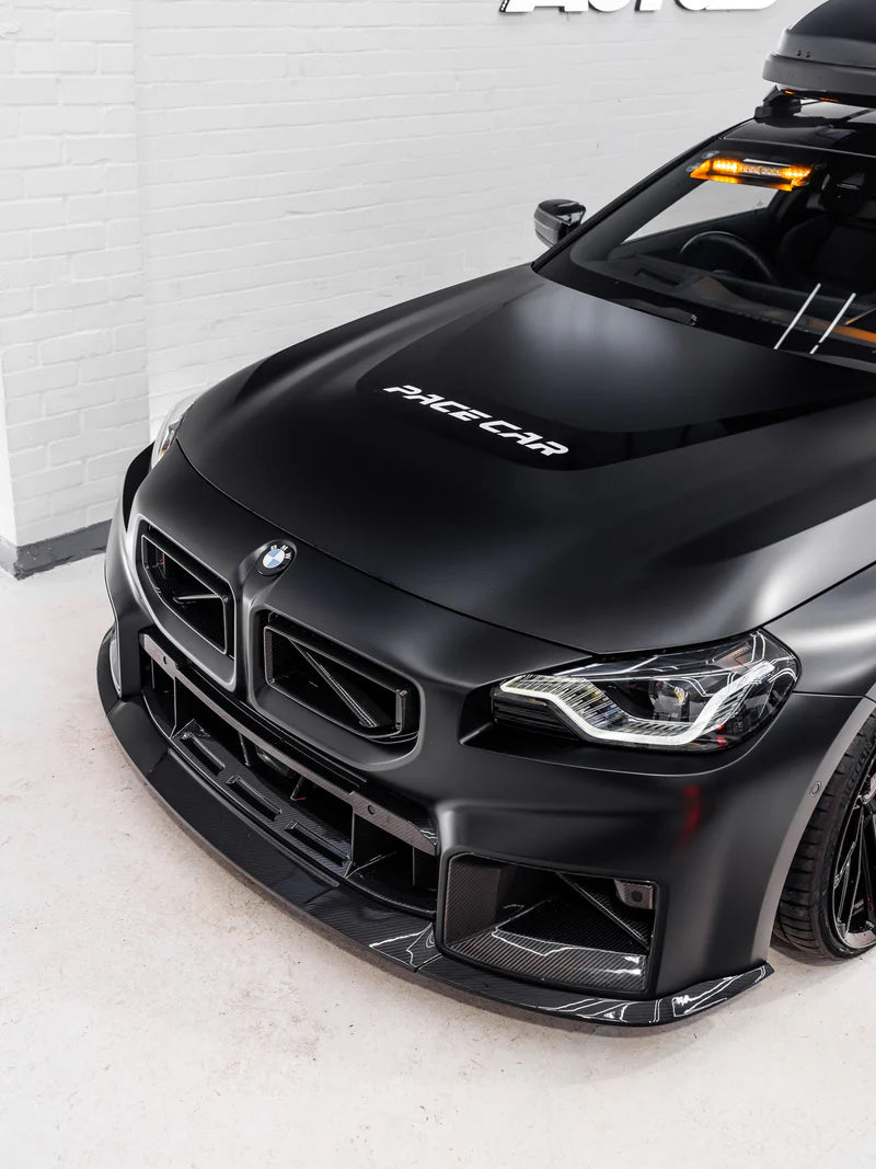 TREVORA BMW G87 M2 TR87 Pre-preg Carbon Fibre Flat Front Splitter (2023+)