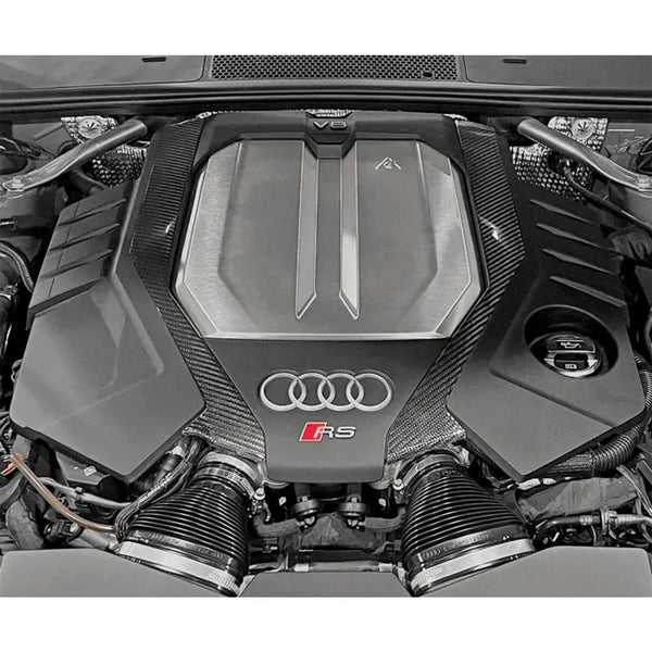 034 Motorsport Carbon Fibre Engine Cover Trim - C8 RS6/RS7