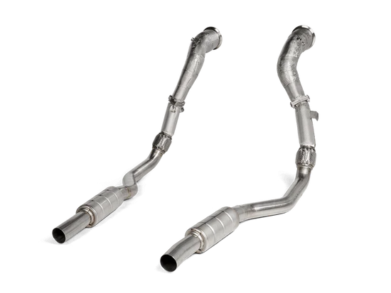 Audi RS 6 / RS 7 / Performance (C8) | Akrapovic | Downpipe / Link Pipe Set (200 CPSI Catalytic Converters)