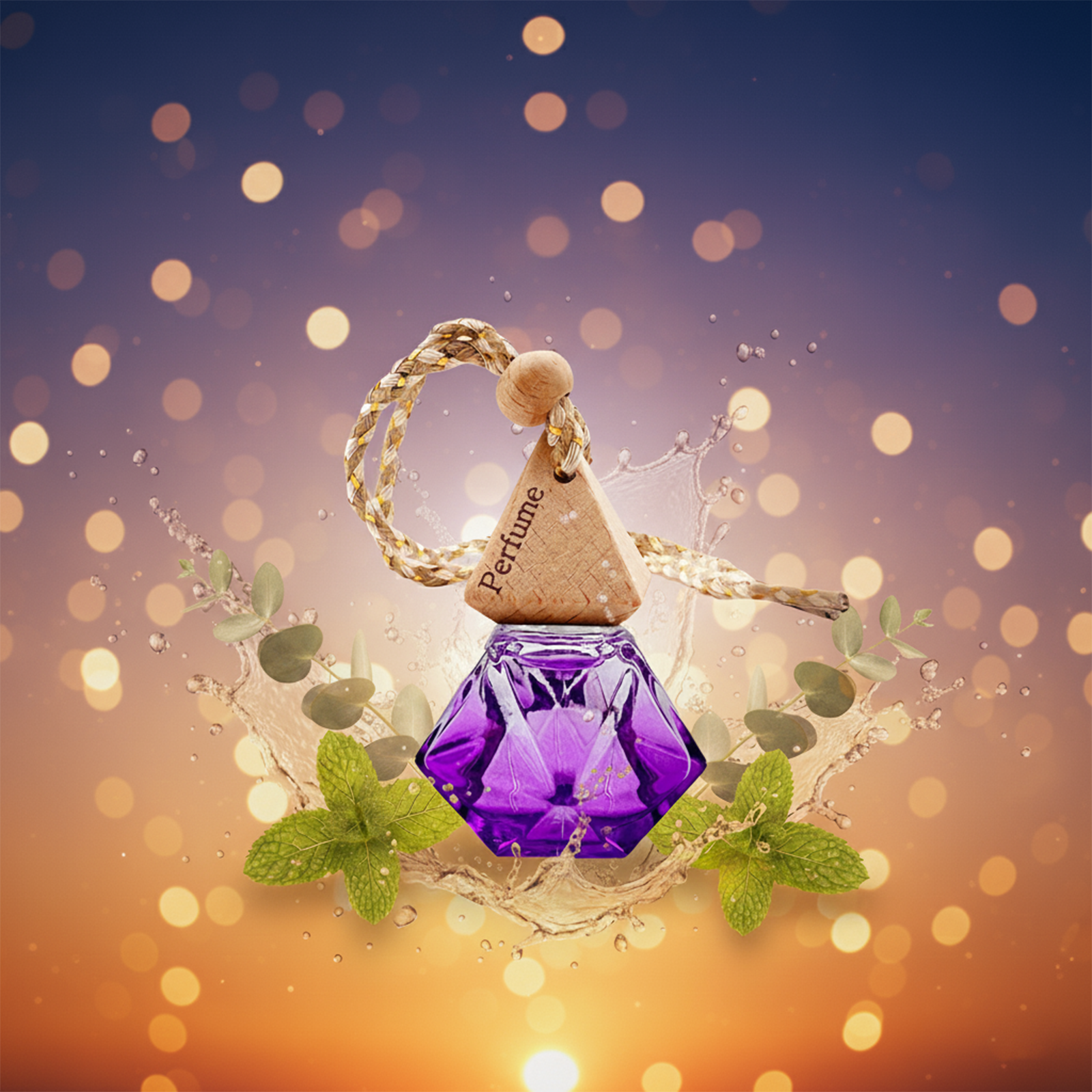 Evening Hush Car Air Freshener - Relax & Unwind Scent