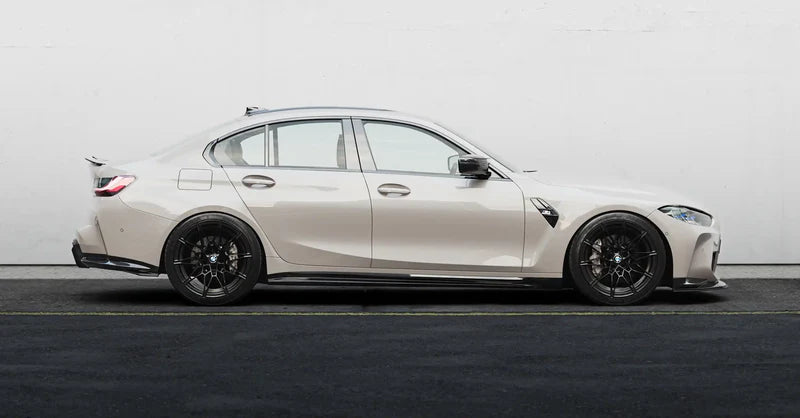 BMW M3 G80 G81 EVO-S Gloss Black Side Skirts by ZAERO (2021+)
