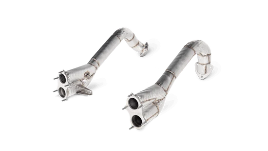 Porsche 718 Cayman GT4 / GTS 4.0 / Spyder / Boxster GTS 4.0 | Akrapovic | Link Pipe Set (Titanium)