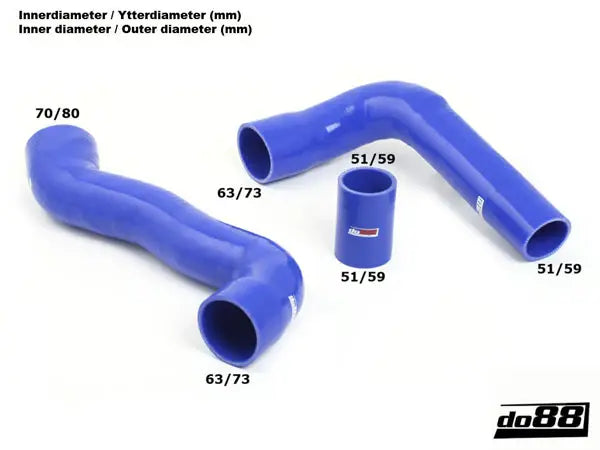 do88 Ford Focus RS Mk2 2009 to 2011 2.5T – Boost Hoses (Symposer delete)