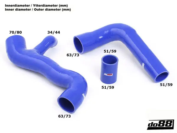 do88 Ford Focus RS Mk2 2009 to 2011 2.5T – Boost Hoses (with Symposer)