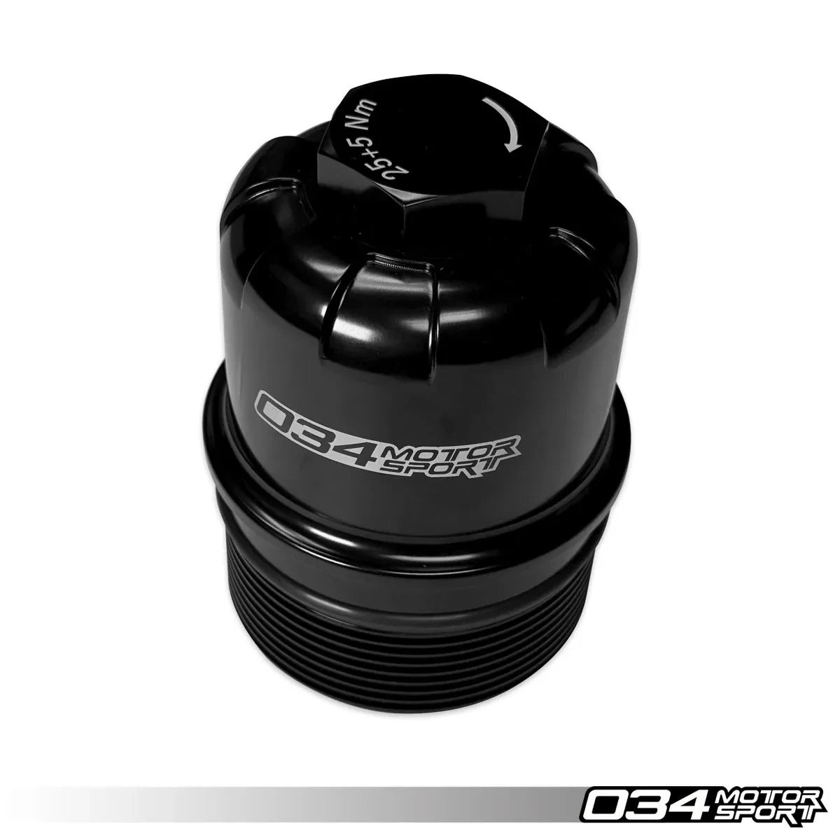 034Motorsport Billet Oil Filter Cap - Audi 3.0T CREC Models