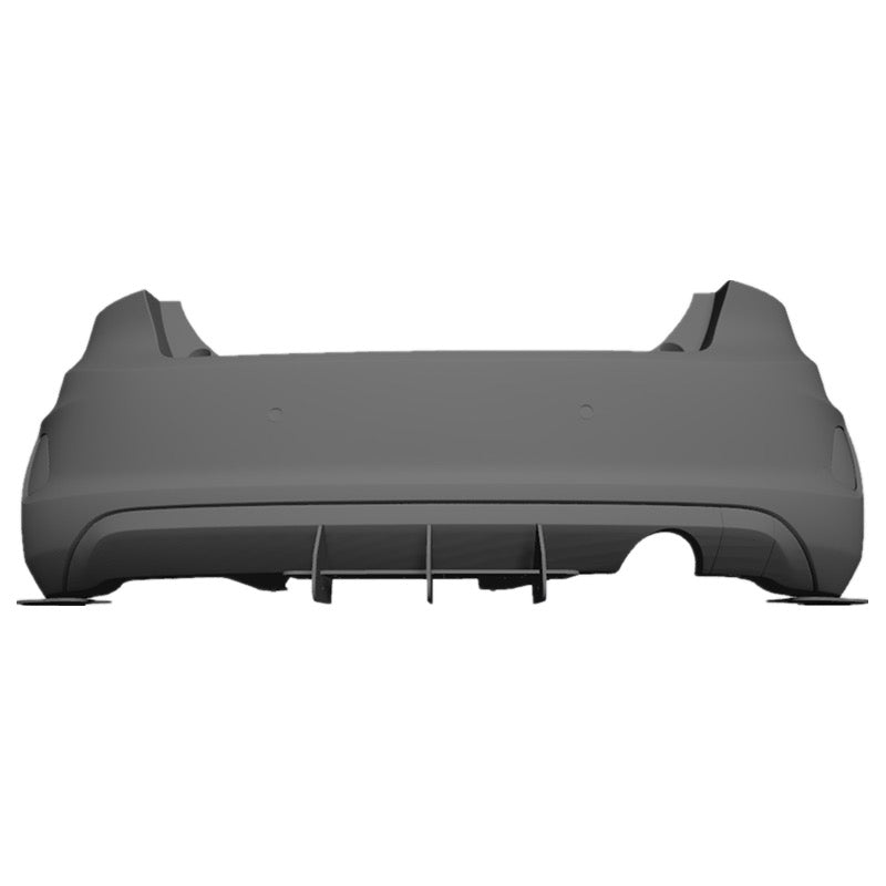Ford Fiesta MK8 Rear Fin Diffuser (Standard Bumper 2018+) - DAS Automotive