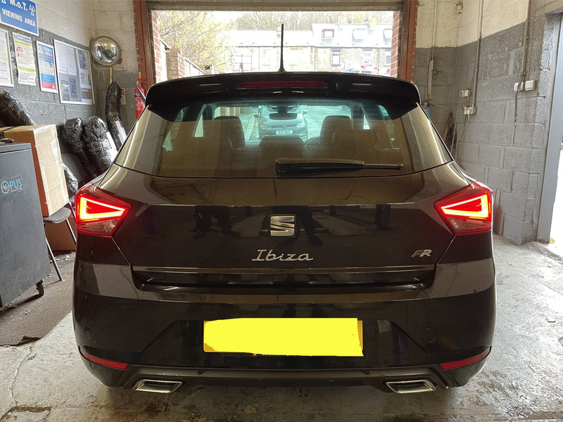 **CLEARANCE** 123- SEAT Ibiza MK5 6F Rear Boot Spoiler in Carbon Fibre Look (2017+ Models)