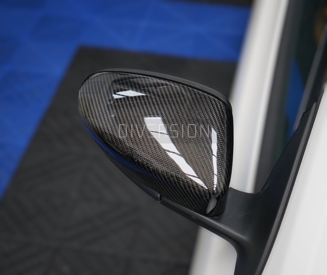 Volkswagen Scirocco Beetle Jetta Carbon Fibre Wing Mirror Replacement Caps