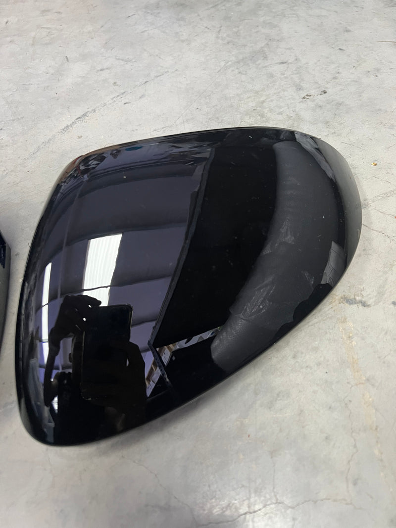 **CLEARANCE** - 105 - VW Golf MK8 / ID3 Mirror Covers Gloss Black (With Lane Assist) “MINOR SCRATCHES”