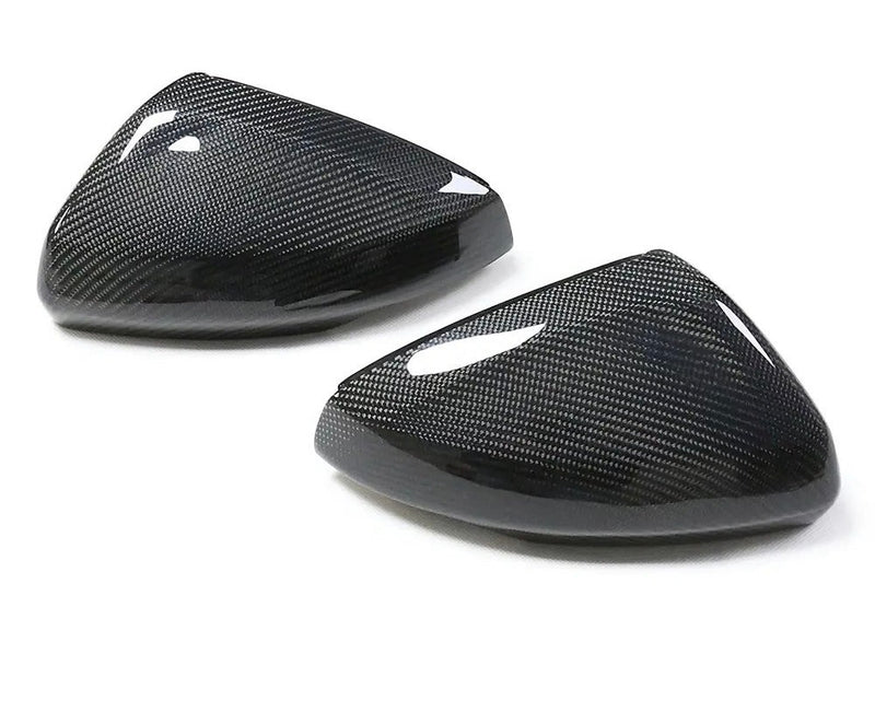 Volkswagen Polo AW MK6 / MK6.5 Carbon Fibre Replacement Mirror Covers (2018+ Models)