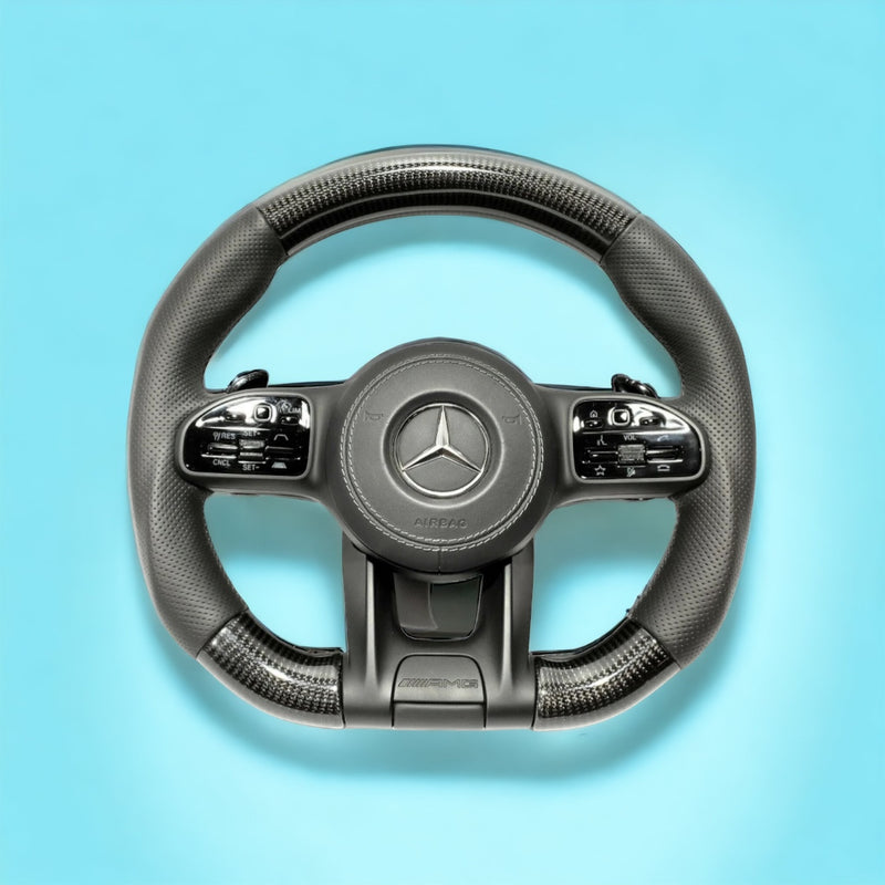 Mercedes Benz E Class Custom Carbon Fibre Steering Wheel (2017 - 2021 Models W213 +OTHER)