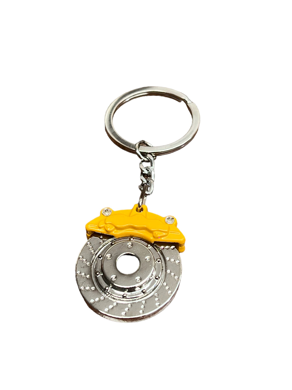 Red Brake Disc Caliper Keyring Keyfob | Engine Piston Supercharger Novelty Car Accessory