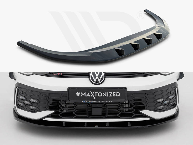 Maxton Front Splitter V1 Volkswagen Golf GTI / GTE / R-Line Mk8 Facelift Models