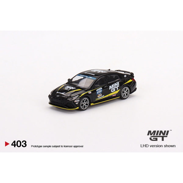 MINI GT 1/64 HYUNDAI ELANTRA N NO.499 CAROUND RACING HYUNDAI N-FESTIVAL (LHD)