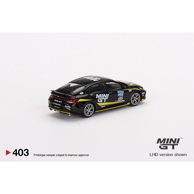 MINI GT 1/64 HYUNDAI ELANTRA N NO.499 CAROUND RACING HYUNDAI N-FESTIVAL (LHD)