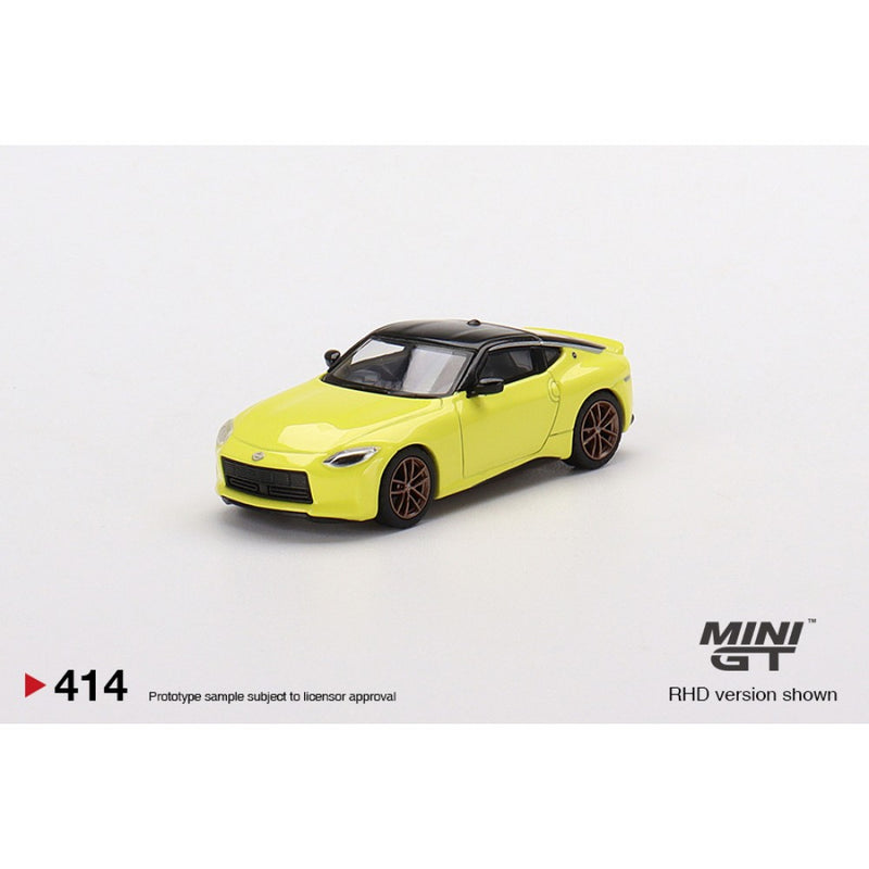 MINI GT - 1/64 NISSAN FAIRLADY Z PROTO NO. 414 SPEC 2023 IKAZUCHI YELLOW (RHD)