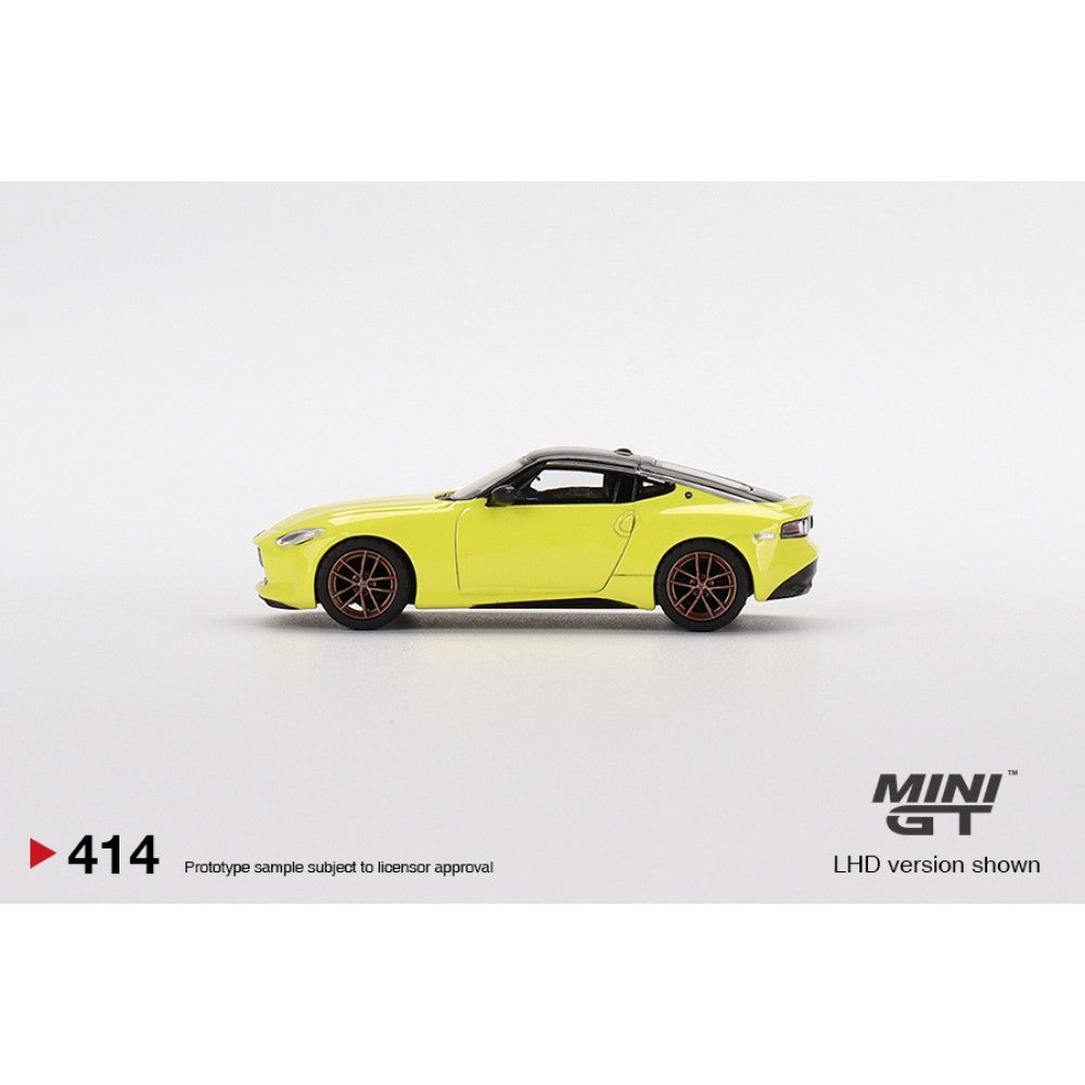 MINI GT - 1/64 NISSAN FAIRLADY Z PROTO NO. 414 SPEC 2023 IKAZUCHI YELLOW (RHD)