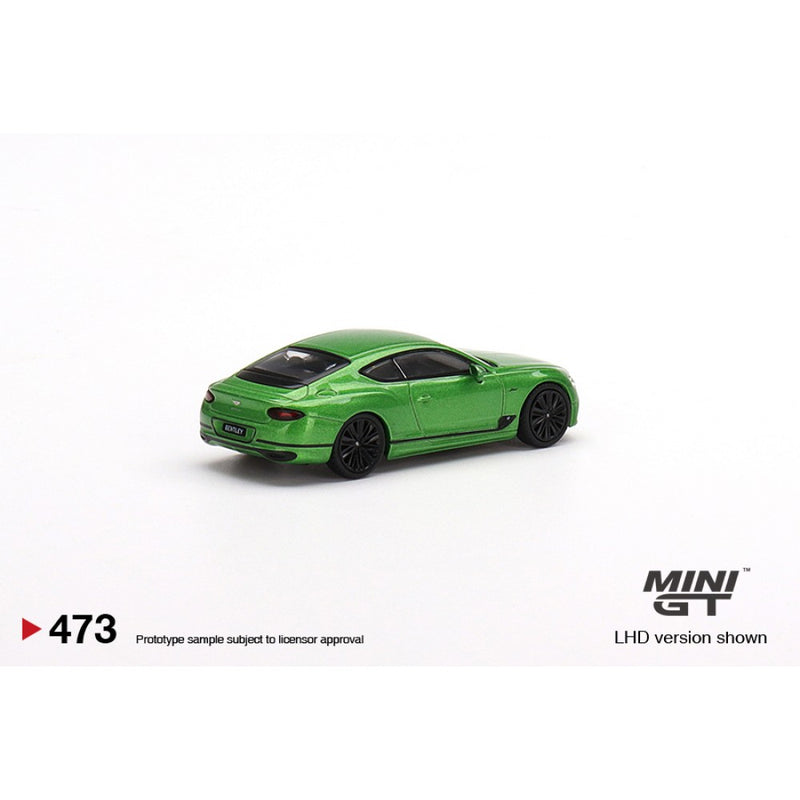 MINI GT - 1/64 BENTLEY CONTINENTAL GT SPEED 2022 APPLE GREEN 9 (LHD)