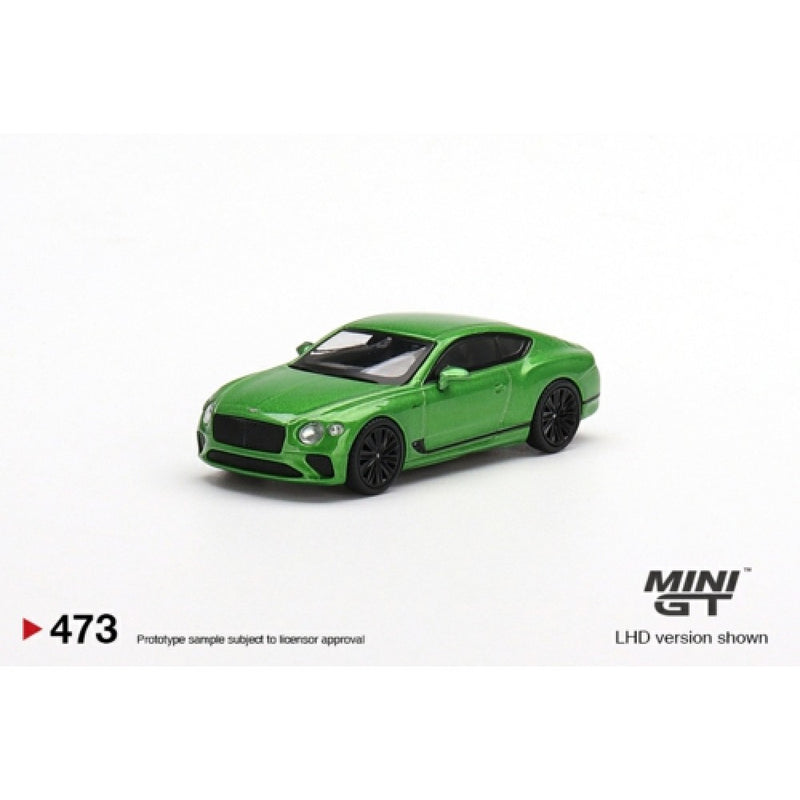 MINI GT - 1/64 BENTLEY CONTINENTAL GT SPEED 2022 APPLE GREEN 9 (LHD)