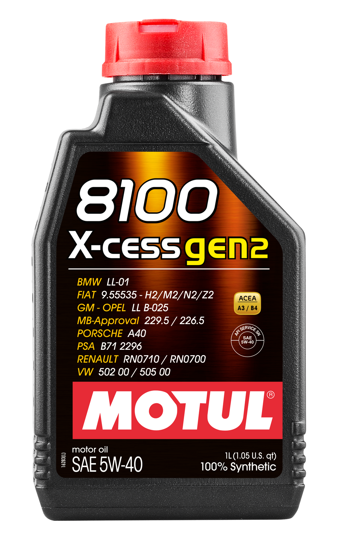 Motul 8100 X-CESS GEN2 5W-40 Engine Oil
