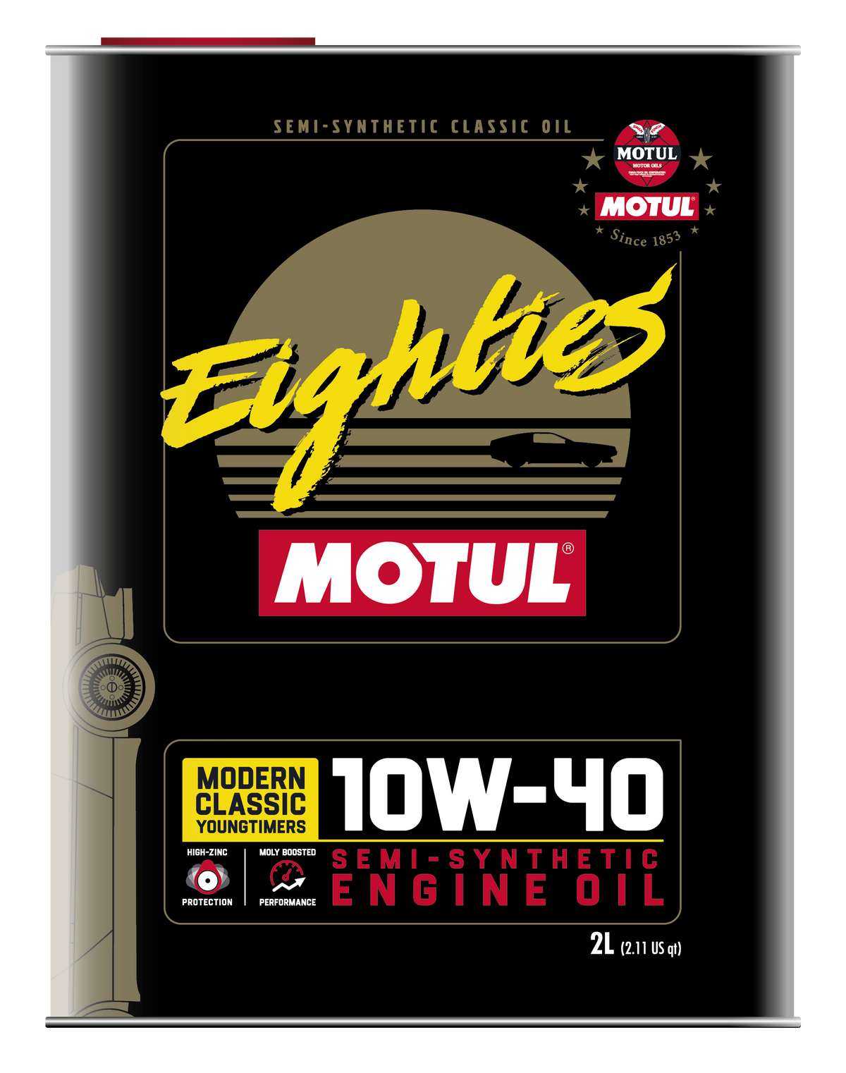 Motul CLASSIC EIGHTIES 10W-40 (METAL TIN) Engine Oil
