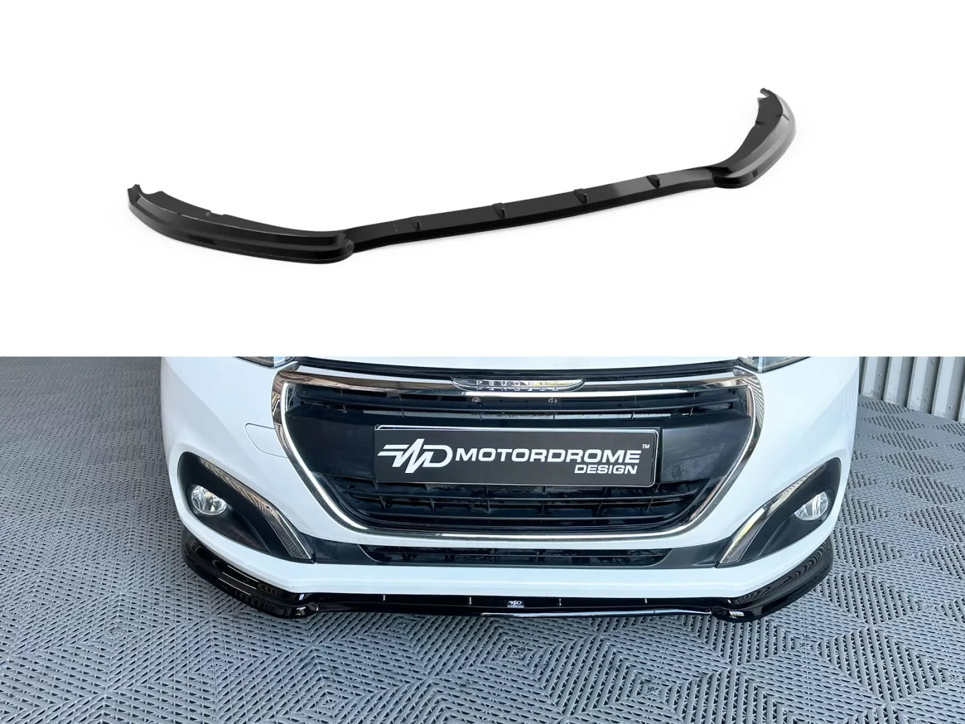 Front Splitter Peugeot 208 Mk1 Facelift (2015-2019)